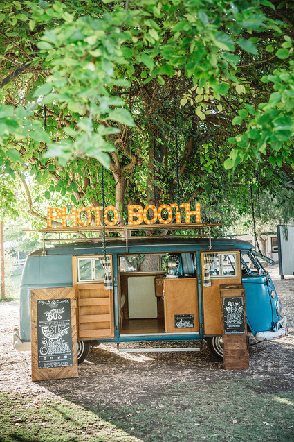 Boho photo booth