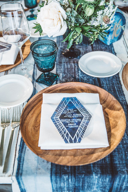 Boho place setting