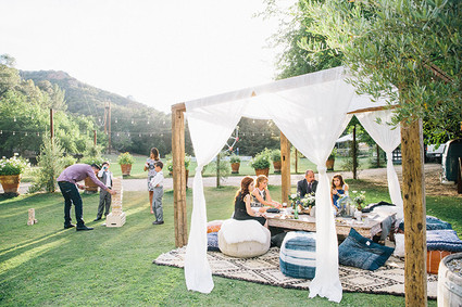 Calamigos Ranch wedding reception Inspiration