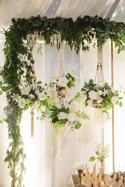 Floral backdrop
