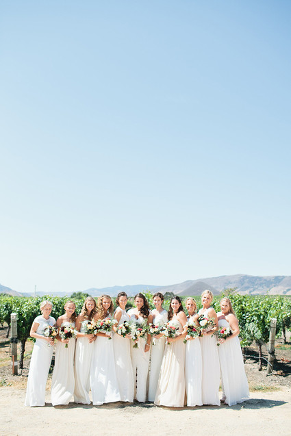 Bibble Ranch Vineyard bridesmaid portrait