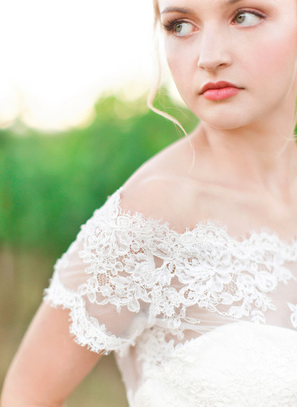 Romantic wedding dress