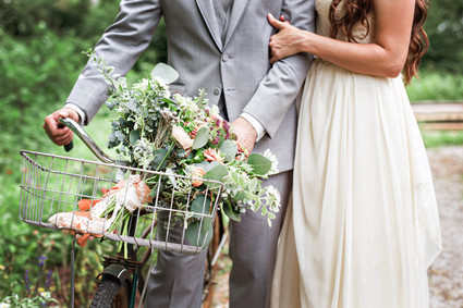 Bohemian bridal bouquet
