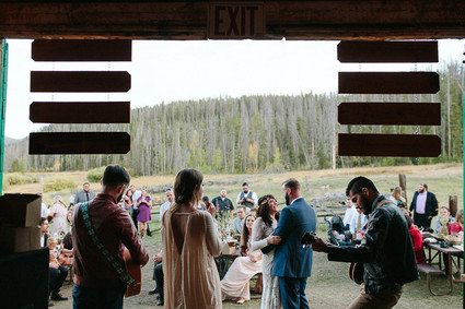 Rustic Colorado wedding