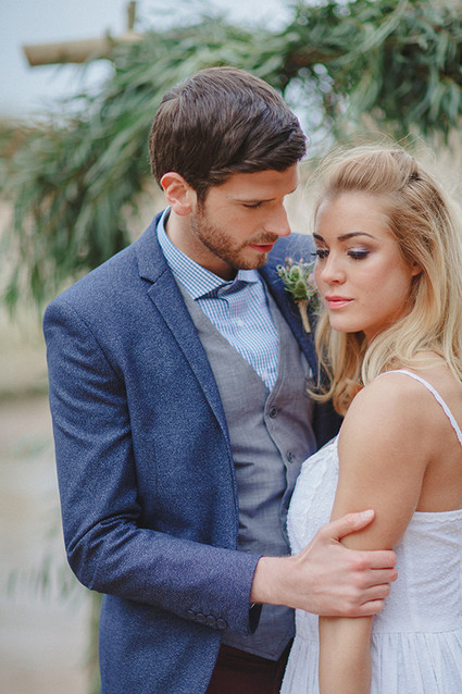 Bohemian beach wedding