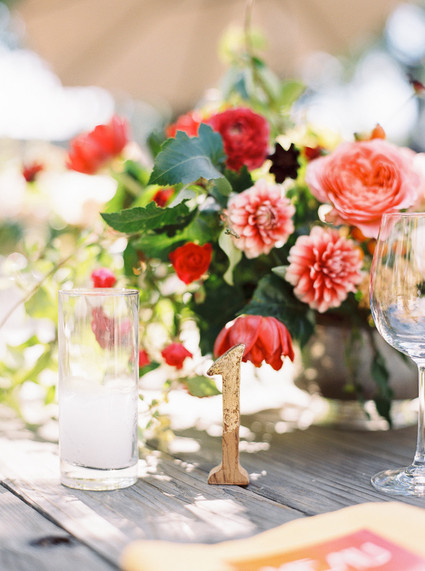 Summer wedding florals