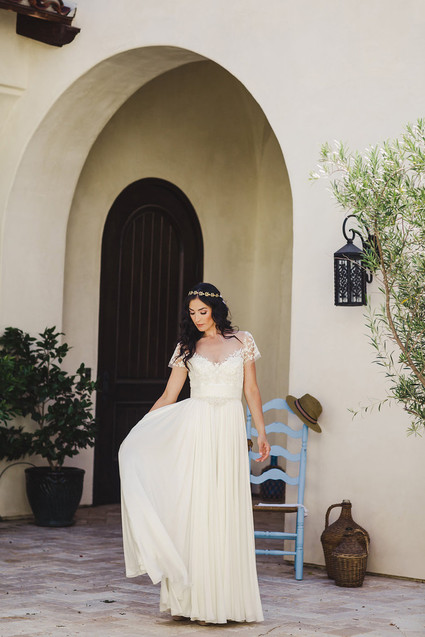 Reem Acra wedding dress