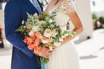Summer wedding bouquet