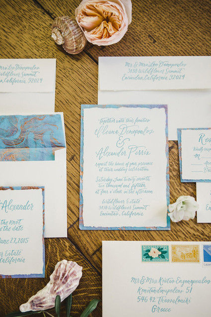 Wedding invitation suite