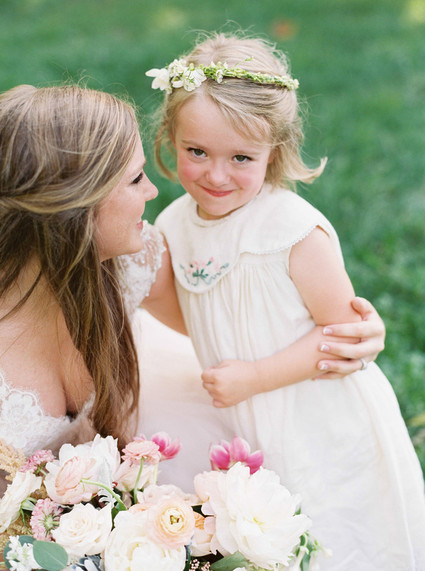Flower girl portrait
