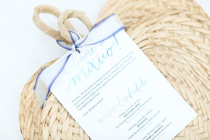 Summer wedding invitation