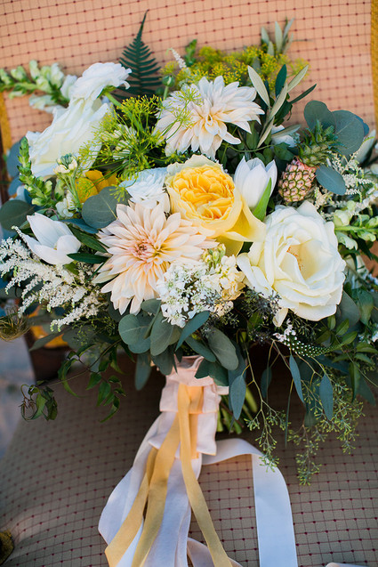 Summer wedding bouquet