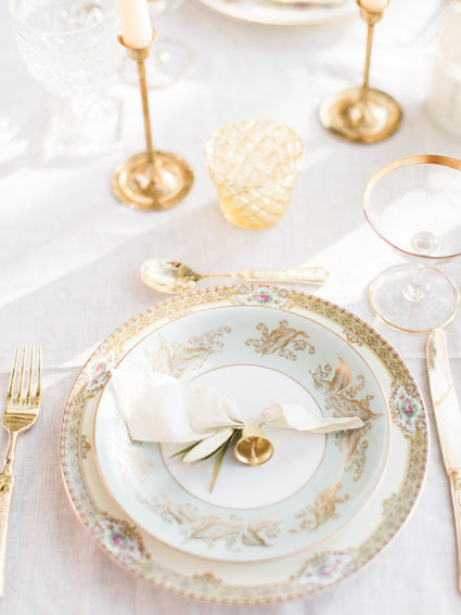 Vintage place setting