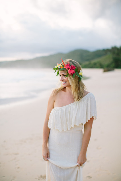 Indonesian island vow renewal Inspiration