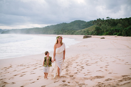 Indonesian island vow renewal Inspiration