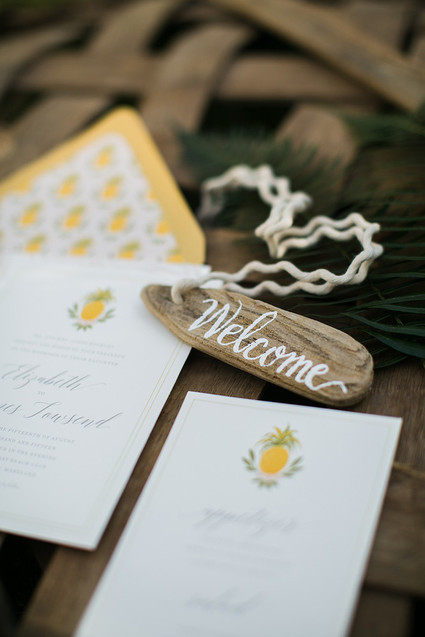Rustic beachside wedding inspiration