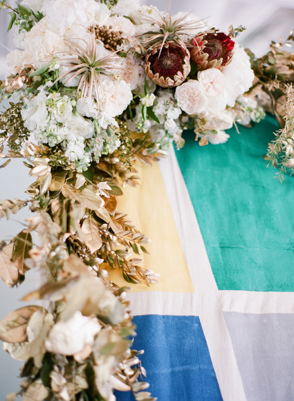 Summer wedding florals