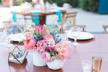 Summer wedding florals