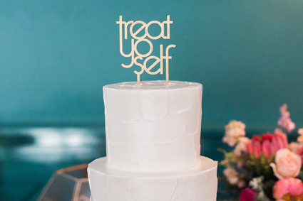 Laser cut cake topper
