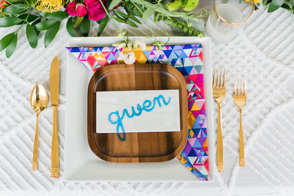 Modern place setting Inspiration