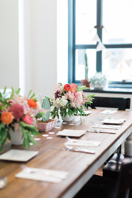 baby shower tablescape