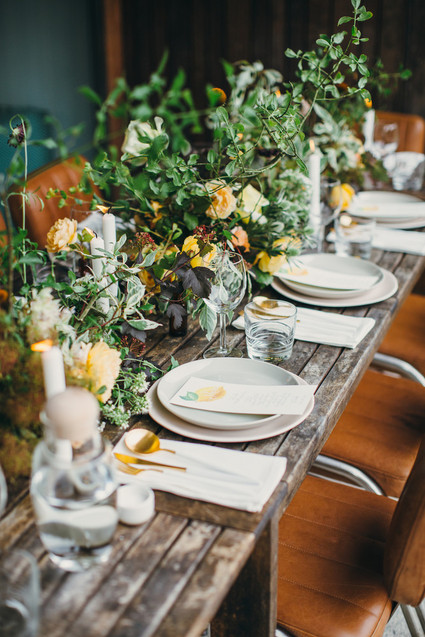 Rustic tablescape