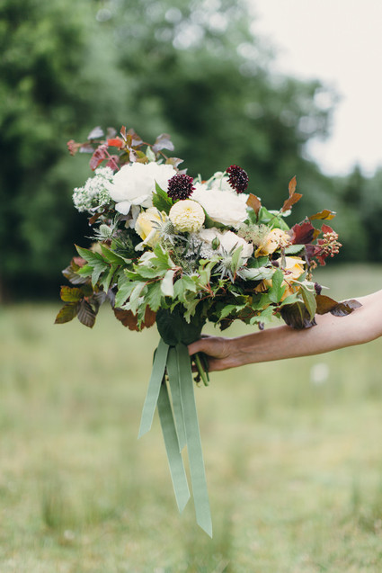 Fall bridal bouquet
