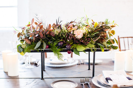 Winter wedding florals