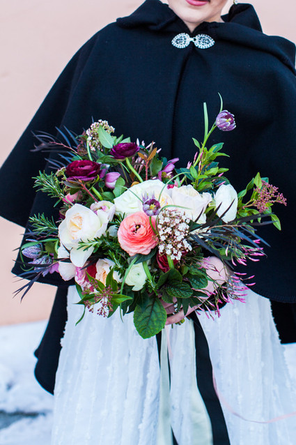 Winter bridal bouquet