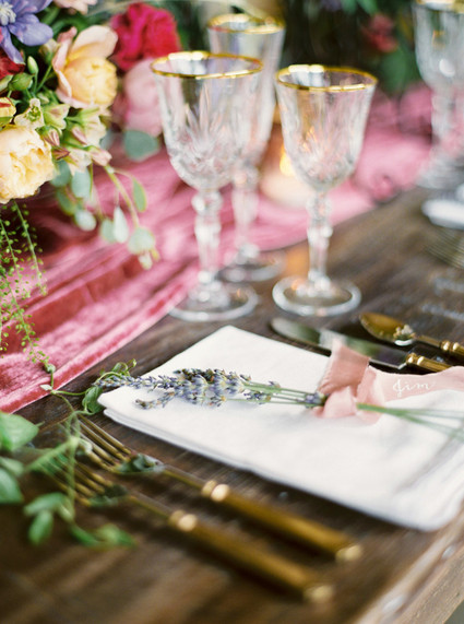 Colorful Montana sunset wedding inspiration