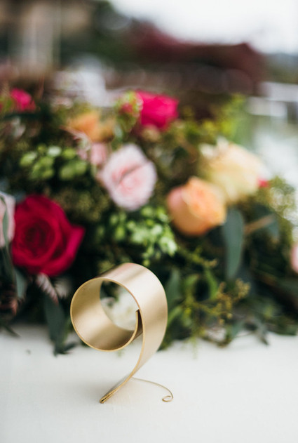 Gold Table numbers Inspiration