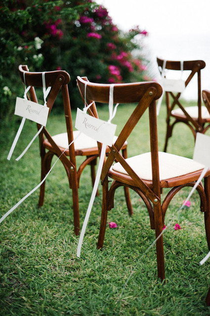 Romantic seaside wedding