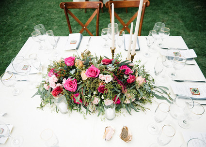 Romantic seaside wedding