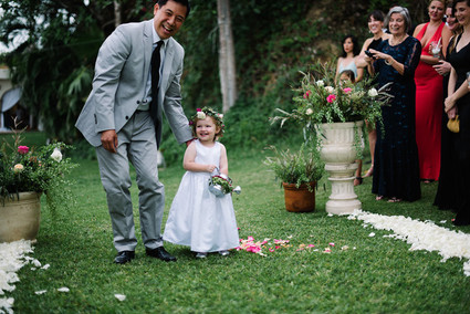 Romantic seaside wedding