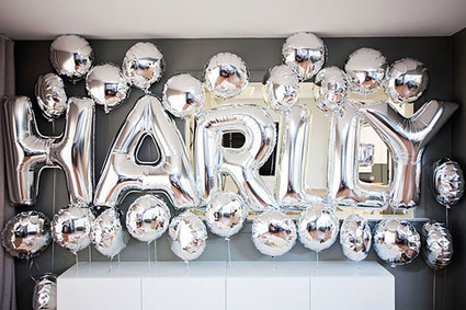 French themed black and white 1st birthday Inspiration
