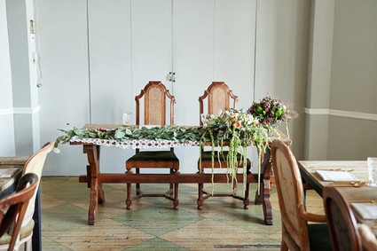 Sweet heart table
