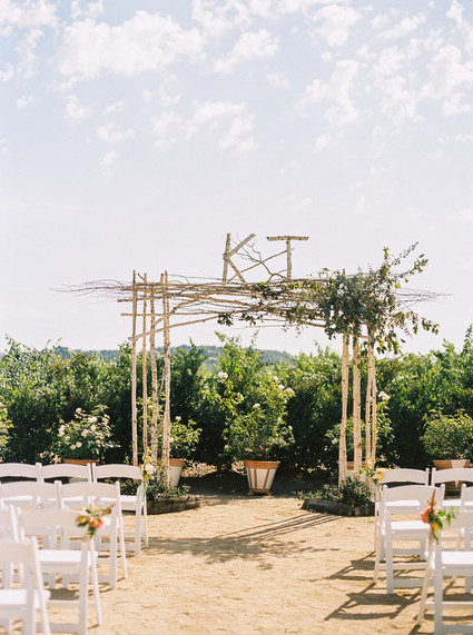Soda Rock Winery wedding ceremony Inspiration
