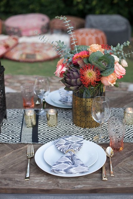 Summer wedding florals