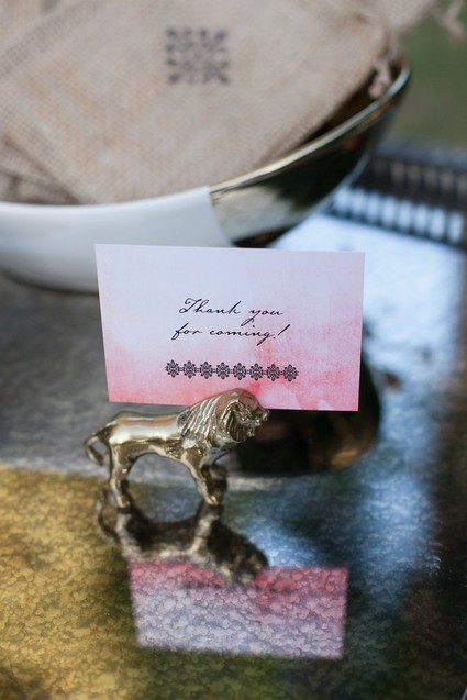 Dinner party signage