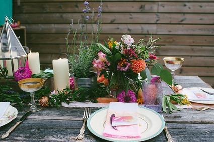 Bohemian summer dinner party