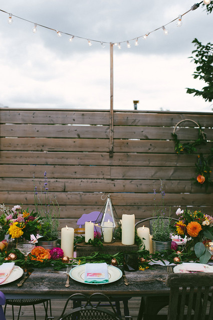Bohemian summer dinner party