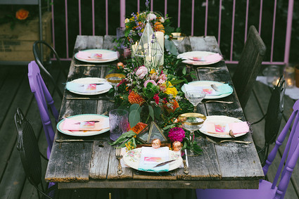 Bohemian summer dinner party