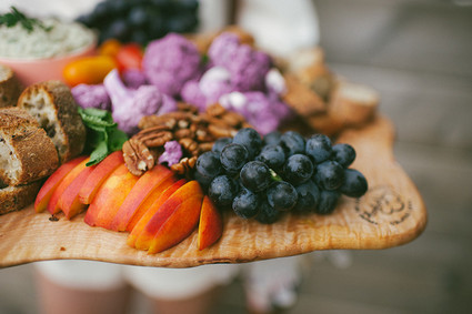 Cheese and fruit plate