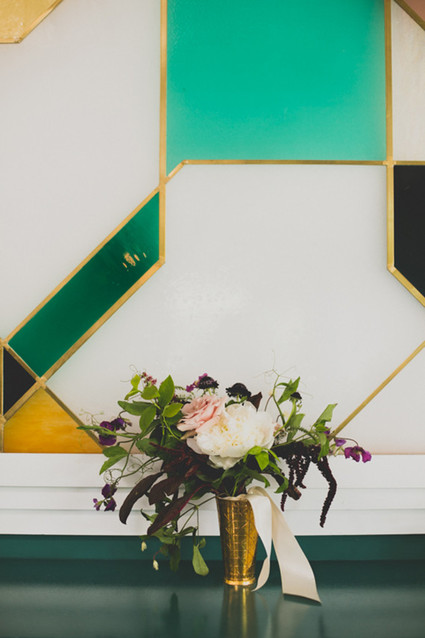 Colorful Fig House LA wedding