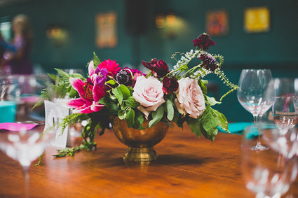 Colorful Fig House LA wedding