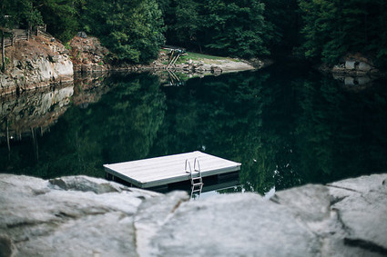 swimming hole in a rock quarry Inspiration