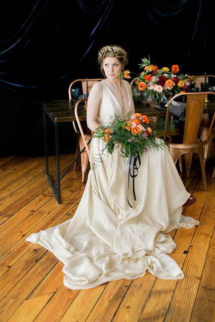 Fall jewel toned wedding inspiration Inspiration
