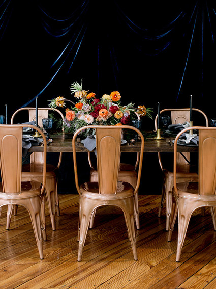 Copper chairs