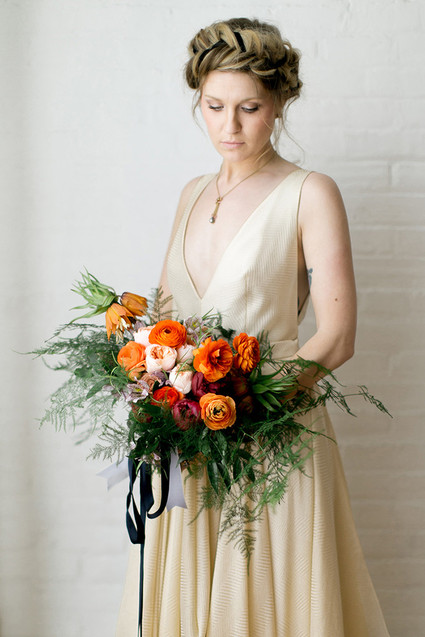Fall bridal bouquet