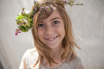 girls flower crown